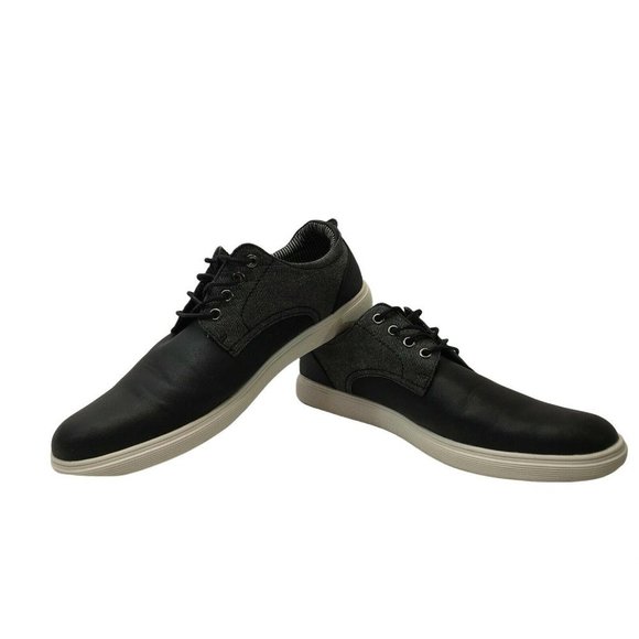 Aloha Island Mens Henry Sneakers 9.5 M UK 7.5 EU 43.5 Black Gray Two Tone Shoes - Picture 5 of 7